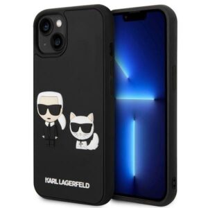 karl lagerfeld klhcp14m3drkck iphone 14 plus 6,7" czarny/black hardcase karl&choupette ikonik 3d