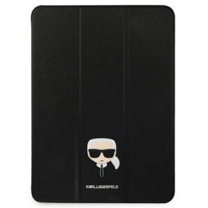 karl lagerfeld klfc11okhk ipad 11" pro 2021 book cover czarny/black saffiano karl head