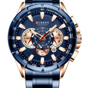 zegarek męski curren 8363 (zc018d) - chronograf