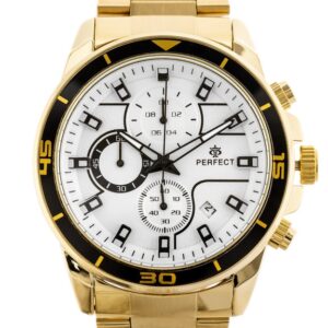 zegarek męski perfect ch02m - chronograf (zp356d) + box