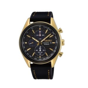 zegarek marki seiko model ssc804 kolor czarny. akcesoria męskie. sezon: cały rok