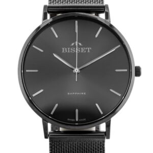 zegarek damski bisset bsbf33 (zb579p) - szafirowe szkło