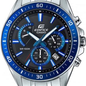 zegarek marki casio model efr-5_m kolor szary. akcesoria męskie. sezon: cały rok