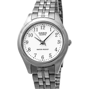uniwersalny zegarek casio model ltp1129pa7beg (34 × 27 × 7 mm)