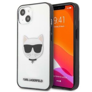 karl lagerfeld klhcp13shchck iphone 13 mini 5,4" transparent ikonik choupette