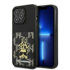 karl lagerfeld klhcp13lcancnk iphone 13 pro / 13 6,1" hardcase czarny/black karlimals cardslot