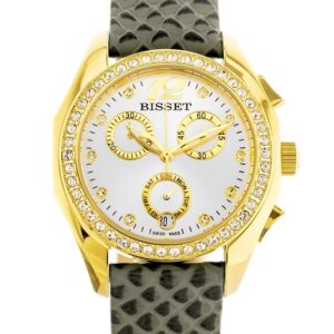 zegarek damski bisset bsad81 - chronograf (zb533b)