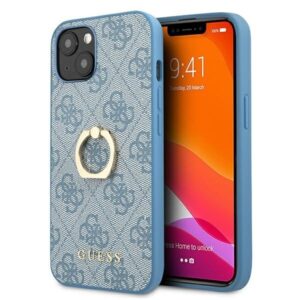guess guhcp13s4gmrbl iphone 13 mini 5,4" niebieski/blue hardcase 4g with ring stand