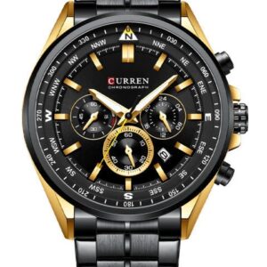 zegarek męski curren 8399 (zc016c -chronograf +box