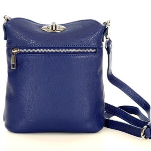 listonoszka ze skóry crossbody messenger leather bag - marco mazzini żółta