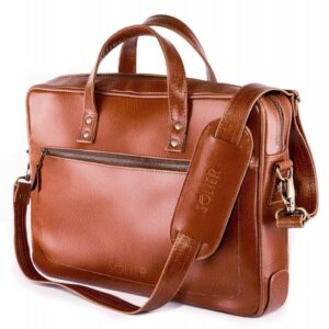 skórzana torba na laptopa solier sl04 waterford vintage brąz