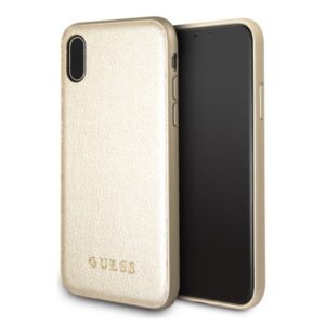 guess guhcpxiglgo iphone x/ xs gold/ złoty hard case iridescent