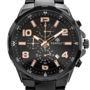 zegarek męski perfect ch05m - chronograf (zp357h) + box
