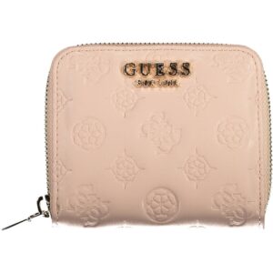 portfel damski guess jeans różowy