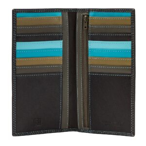 dudu duży damski portfel rfid blocking w skórze odpowiedni dla dolarów z 16 slotami na karty kredytowe