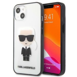karl lagerfeld klhcp13shikck iphone 13 mini 5,4" transparent ikonik karl