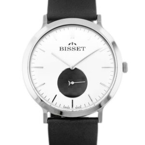 zegarek męski bisset bscf15 - tytanowy (zb086a)