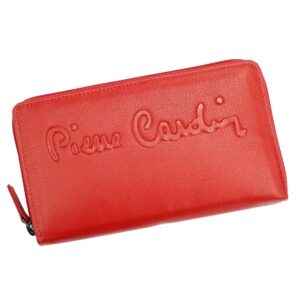 skórzany pojemny damski duży portfel pierre cardin