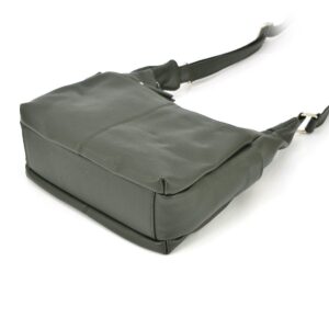 torebka skórzana vp551c zielony