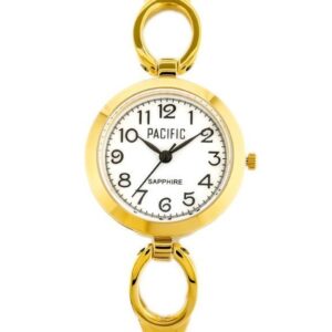 zegarek damski pacific s6014 - gold (zy637a)
