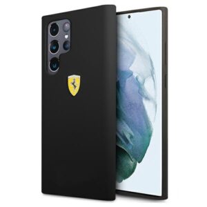 ferrari fessihcs22lbk s22 ultra s908 czarny/black hardcase on track silicone