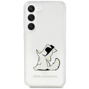 karl lagerfeld klhcs23mcfnrc s23+ s916 transparent hardcase choupette fun