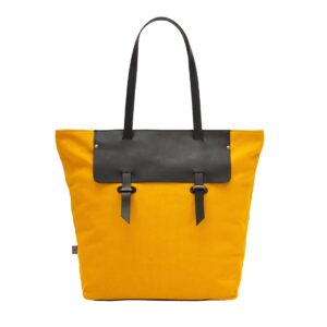 dudu large tote shoulder bag for women in canvas and leather two-colored shopping handbag zip closure