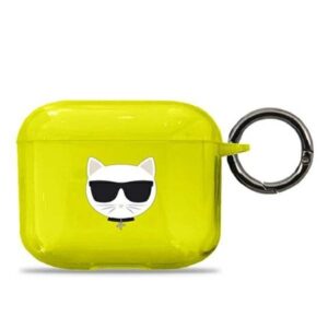 karl lagerfeld kla3uchfy airpods 3 cover żółty/yellow choupette