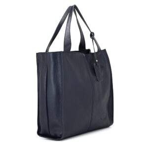 duża skórzana damska torebka na ramię shopperbag
