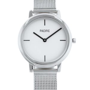 zegarek damski pacific x6089 - silver (zy612a)