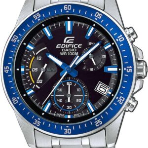 zegarek marki casio model efv-5_m kolor szary. akcesoria męskie. sezon: cały rok