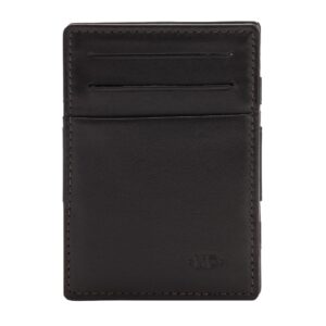 nuvola pelle men magic wallet slim real leather credit card holder front pocket sleeve