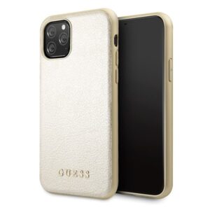 guess guhcn58iglgo iphone 11 pro złoty/gold hard case iridescent