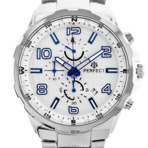 zegarek męski perfect ch05m - chronograf (zp357a) + box