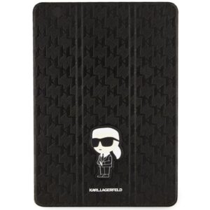 karl lagerfeld klfc10sakhpkk ipad 10.2" folio magnet allover cover czarny/black saffiano monogram ikonik