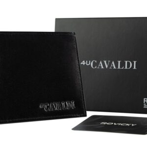 skórzany męski portfel cavaldi 0670-bs rfid