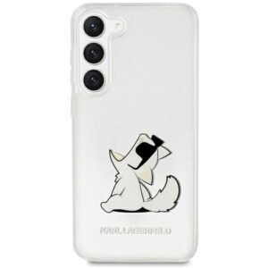 karl lagerfeld klhcs23scfnrc s23 s911 transparent hardcase choupette fun