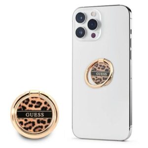 guess ring stand gurshcleow brązowy/ brown leopard