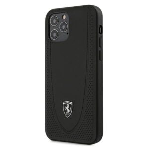ferrari feogohcp12mbk iphone 12/12 pro 6,1" czarny/black hardcase off track perforated