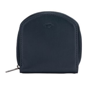 nuvola pelle coin purse in soft leather nappa coin tray well shape with zipper around