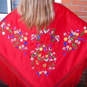 oryginalna hiszpańska husta flamenco pgrr40 (140 cm )