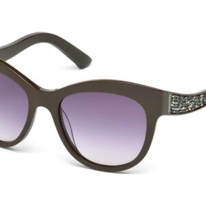 damskie okulary przeciwsłoneczne swarovski model sk-0110-48f (szkło/zausznik/mostek) 54/18/140 mm)