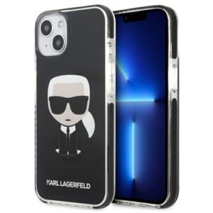 karl lagerfeld klhcp13stpeikk iphone 13 mini 5,4" hardcase czarny/black iconik karl