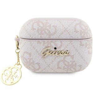 guess guap2g4gsmp airpods pro 2 cover różowy/pink 4g charm collection