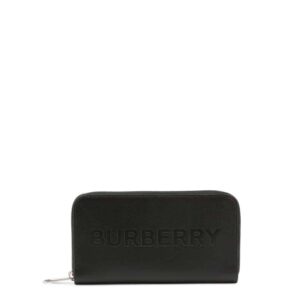 portfel damski ze skóry naturalnej zamykany na suwak burberry