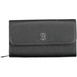 czarny portfel tommy hilfiger damski
