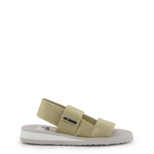 sandały marki love moschino model ja16293g07jt kolor zółty. obuwie damskie. sezon: wiosna/lato