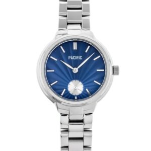 zegarek damski pacific x6006 - silver/blue (zy623b)