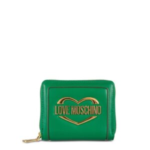 portfel marki love moschino model jc5623pp1gld1 kolor zielony. akcesoria damskie. sezon: wiosna/lato