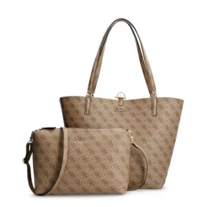 torba na zakupy marki guess model alby_hwss74_55230 kolor brązowy. torby damskie. sezon: wiosna/lato